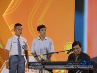 Foto: Staf Khusus Presiden Bidang Ekonomi Kreatif Yovie Widianto dalam Jogja Financial Festival 2026 di Jogja Expo Center (JEC), Daerah Istimewa Yogyakarta, Jumat (22/5/2026). (CNBC Indonesia/Faisal Rahman)