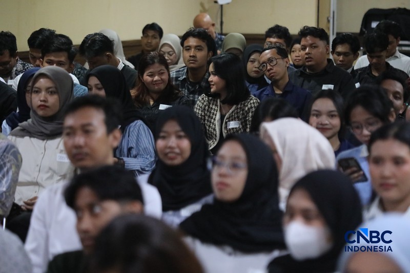 Suasana kegiatan Career Corner CT Corp dalam acara Jogja Financial Festival 2026 di Jogja Expo Center (JEC), Yogyakarta, Jawa Tengah, Jumat (22/5/2026). (CNBC Indonesia/Faisal Rahman)