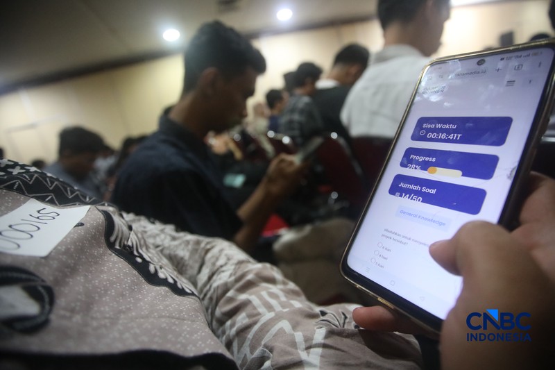 Suasana kegiatan Career Corner CT Corp dalam acara Jogja Financial Festival 2026 di Jogja Expo Center (JEC), Yogyakarta, Jawa Tengah, Jumat (22/5/2026). (CNBC Indonesia/Faisal Rahman)