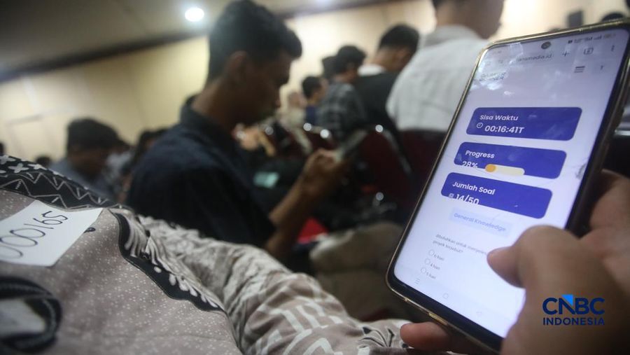 Suasana kegiatan Career Corner CT Corp dalam acara Jogja Financial Festival 2026 di Jogja Expo Center (JEC), Yogyakarta, Jawa Tengah, Jumat (22/5/2026). (CNBC Indonesia/Faisal Rahman)