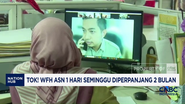 Video:Tok! WFH Asn Tiap 1 Hari Seminggu Diperpanjang 2 Bulan