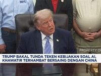 Trump Bakal Tunda Teken Kebijakan soal AI