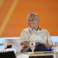 Direktur Jenderal Pengelolaan Pembiayaan dan Risiko, Direktorat Jenderal Pengelolaan Pembiayaan dan Risiko, Kementerian Keuangan RI, Suminto saat menyampaikan pemaparan dalam Jogja Financial Festival 2026 di Jogja Expo Center (JEC), Yogyakarta, DIY,