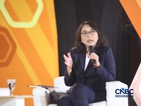 Direktur Keuangan & Strategi PT Bank Mandiri (Persero) Tbk Novita Widya Anggraini.
