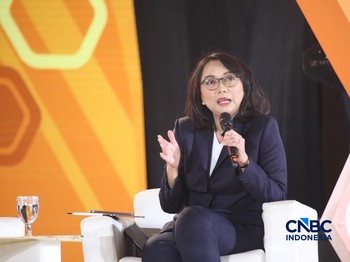 Direktur Keuangan & Strategi PT Bank Mandiri (Persero) Tbk Novita Widya Anggraini.