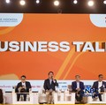 Direktur Utama PT Bank Rakyat Indonesia (Persero) Tbk, Hery Gunardi saat menyampaikan pemaparan dalam Jogja Financial Festival 2026 di Jogja Expo Center (JEC), Yogyakarta, DIY, Sabtu (23/5/2026). (CNBC Indonesia/Faisal Rahman)