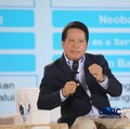Foto: Direktur Utama PT Bank Rakyat Indonesia (Persero) Tbk. (BBRI) Hery Gunardi saat menyampaikan pemaparan dalam Jogja Financial Festival 2026 di Jogja Expo Center (JEC), Yogyakarta, DIY, Sabtu (23/5/2026). (CNBC Indonesia/Faisal Rahman)