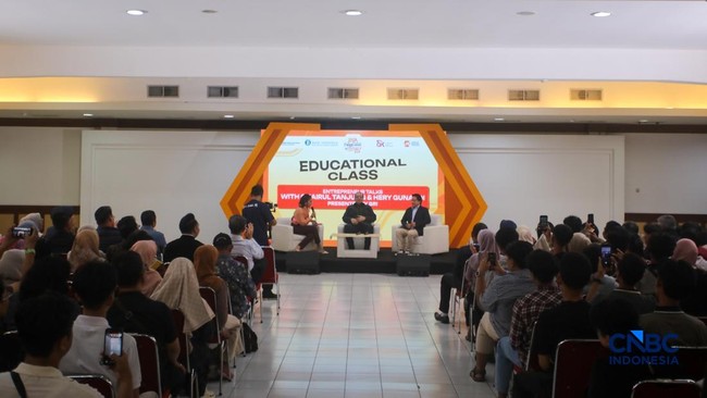 Seru! CT dan Bos BRI Bagi-Bagi Tips Usaha di Jogja FinFest 2026
