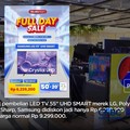 Gaspol! Banjir Diskon TV LED di Transmart