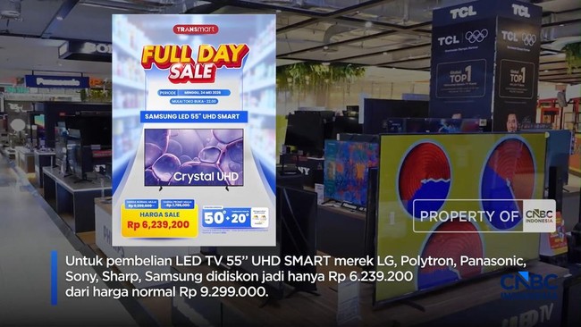 Video: Gaspol! Banjir Diskon TV LED di Transmart