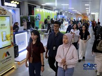 Jogja Financial Festival 2026 kembali menyapa masyarakat pada hari kedua pada Sabtu, (23/5/2026). (CNBC Indonesia/Muhammad Sabki)