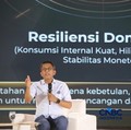 Ketua Komisi XI DPR RI, Mukhamad Misbakhun saat menyampaikan pemaparan dalam Jogja Financial Festival 2026 di Jogja Expo Center (JEC), Yogyakarta, DIY, Sabtu (23/5/2026). (CNBC Indonesia/Faisal Rahman)