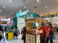 Perhelatan Jogja Financial Festival 2026 semakin meriah dengan hadirnya booth PT Bank Syariah Indonesia Tbk (BSI). Banyak peserta dari kalangan siswa-siswi SMA hingga masyarakat umum yang memadati booth tersebut, Sabtu (23/5/2026). (CNBC Indonesia/El