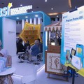 Suasana booth Bank BSI  dalam acara Jogja Financial Festival 2026 di Jogja Expo Center (JEC), Yogyakarta, Jawa Tengah, Sabtu (23/5/2026). (CNBC Indonesia/Muhammad Sabki)