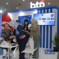 Suasana booth Bank BTN dalam acara Jogja Financial Festival 2026 di Jogja Expo Center (JEC), Yogyakarta, Jawa Tengah, Sabtu (23/5/2026). (CNBC Indonesia/Muhammad Sabki)