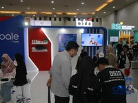 Suasana booth Bank BTN dalam acara Jogja Financial Festival 2026 di Jogja Expo Center (JEC), Yogyakarta, Jawa Tengah, Sabtu (23/5/2026). (CNBC Indonesia/Muhammad Sabki)
