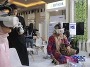 Suasana booth Bank Muamalat dan BPKH dalam acara Jogja Financial Festival 2026 di Jogja Expo Center (JEC), Yogyakarta, Jawa Tengah, Sabtu (23/5/2026). (CNBC Indonesia/Muhammad Sabki)
