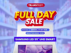 Beli TV Bisa Dapat Diskon Rp 3 Juta, Cuma di Transmart Full Day Sale