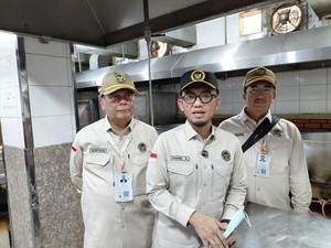 Wamenhaj dan Amirul Hajj Cek Dapur Haji, Pastikan Makanan Jemaah Aman