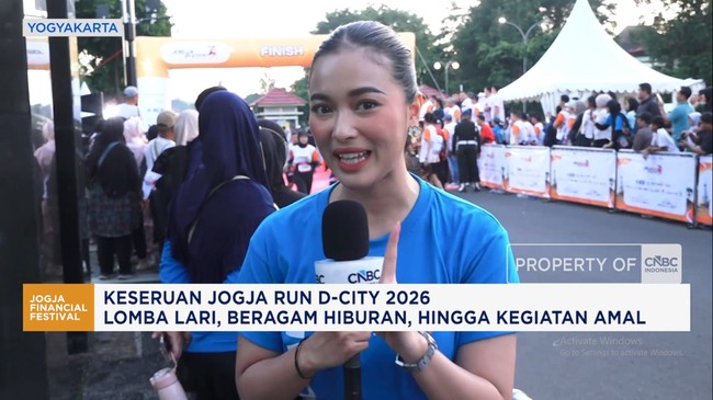 Video: Jogja Run D-City, Lomba Lari, Hiburan, Hingga Kegiatan Amal