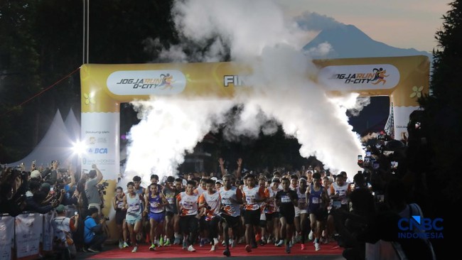 Potret Meriah, Ribuan Peserta Ikuti Jogja Run D-City 2026