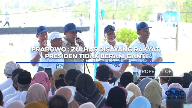 Video: Prabowo: Zulhas Disayang Rakyat, Presiden Tidak Berani Ganti