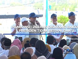 Prabowo: Zulhas Disayang Rakyat, Presiden Tidak Berani Ganti