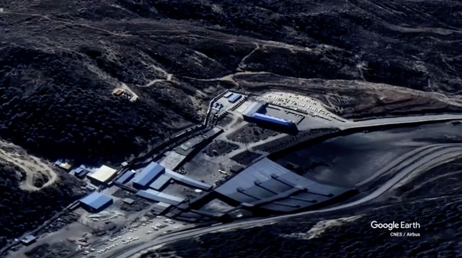 Vidio google earth menujukkan lokasi kejadian setelah ledakan gas di tambang batu bara Liushenyu di Kabupaten Qinyuan, Provinsi Shanxi, Tiongkok, Sabtu (23/5/2026). (via REUTERS TV)