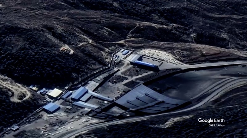 Vidio google earth menujukkan lokasi kejadian setelah ledakan gas di tambang batu bara Liushenyu di Kabupaten Qinyuan, Provinsi Shanxi, Tiongkok, Sabtu (23/5/2026). (via REUTERS TV)