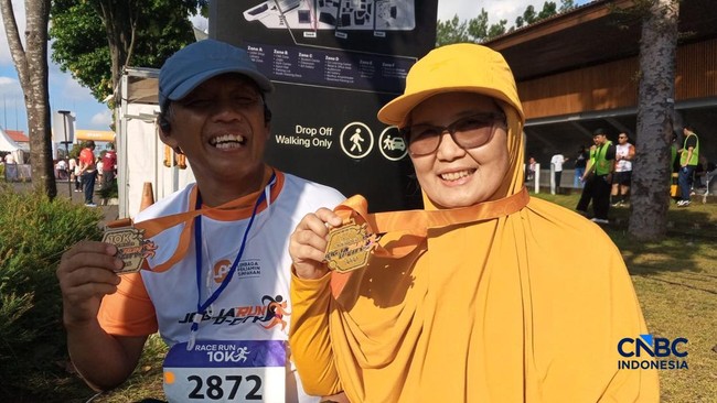 Usia Cuma Angka, Pria 59 Tahun Ini Sikat Race Run 10K Jogja Run D-City