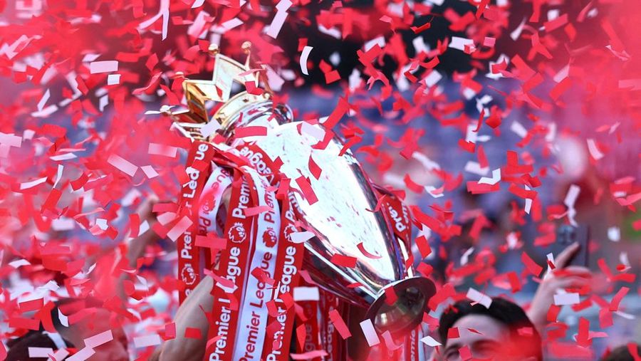 Arsenal memastikan gelar juara setelah menuntaskan laga terakhir Premier League dengan manis. Meriam London mengalahkan Crystal Palece 2-1. Crystal Palace vs Arsenal berlangsung di Selhurst Park, Minggu (24/5/2026) malam WIB. (REUTERS/Hannah McKay)