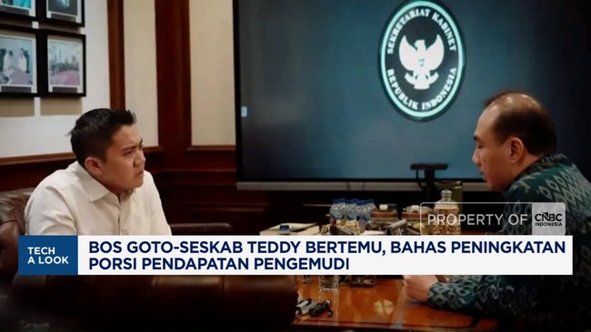 Video:Bos GOTO-Seskab Teddy Bertemu, Bahas Peningkatan Pendapatan Ojol