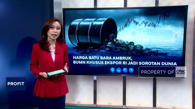 Video:Harga Batu Bara Ambruk, BUMN Khusus Ekspor RI Jadi Sorotan Dunia