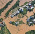 Pemandangan desa Anxi dari udara setelah banjir bandang dan tanah longsor yang dipicu oleh curah hujan ekstrem, di distrik Yongchuan, Chongqing, China, 24 Mei 2026. (cnsphoto via REUTERS)