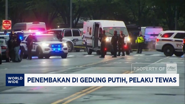 Video: Penembakan di Gedung Putih, Pelaku Tewas