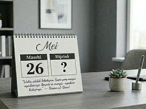 Tanggal Hijriah Hari Ini 26 Mei 2026 serta Amalan Sunnah Bulan Dzulhijjah