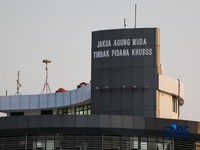 Gedung Jampidsus Kejagung. (CNBC Indonesia/Faisal Rahman)