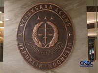 Foto: Logo Kejaksaan Agung. (CNBC Indonesia/Faisal Rahman)