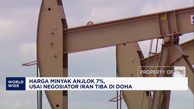Video: Harga Minyak Anjlok 7%, Usai Negosiator Iran Tiba di Doha