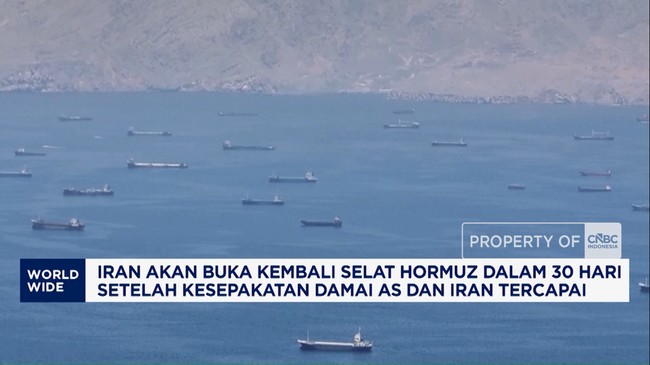 Video: Iran Akan Buka Selat Hormuz Setelah AS-Iran Kesepakatan Damai