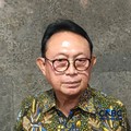 Ketua Umum Gabungan Pengusaha Kelapa Sawit Indonesia (GAPKI) Eddy Martono saat ditemui di Kantor Kementerian Pertanian (Kementan), Jakarta, Selasa (26/5/2026). (CNBC Indonesia/Martyasari Rizky)