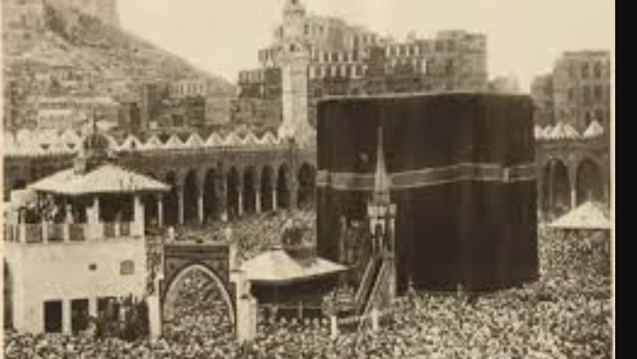 Mekkah jaman dahulu, (Mohammed Sadiq Bey via tangkapan layar Detikcom)