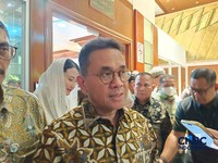 Menteri Perdagangan (Mendag) Budi Santoso saat ditemui di Kompleks Parlemen, Jakarta, Selasa (26/5/2026). (CNBC Indonesia/Martyasari Rizky)