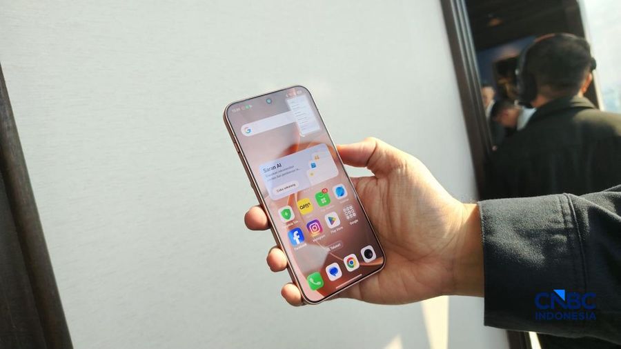 Oppo Find X9s. (CNBC Indonesia/Novina Putri Bestari)