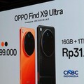 Oppo resmi merilis dua ponsel dalam seri premium Find X, yakni Find X9 Ultra dan Find X9s di Jakarta, Selasa (26/5/2026). (CNBC Indonesia/Novina Putri Bestari)
