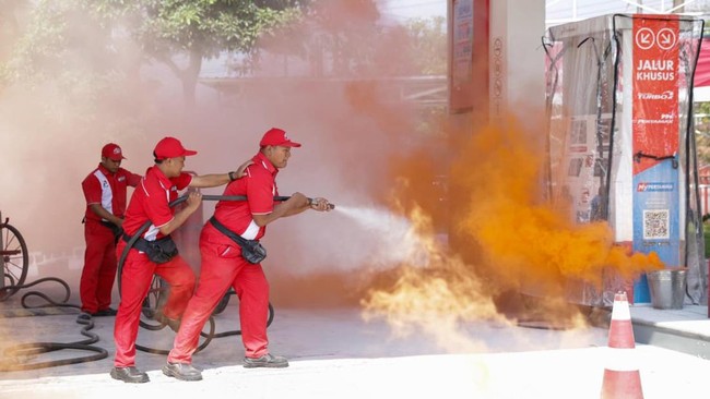 Pertamina Perkuat Kesiapsiagaan Lewat Simulasi PKD di SPBU
