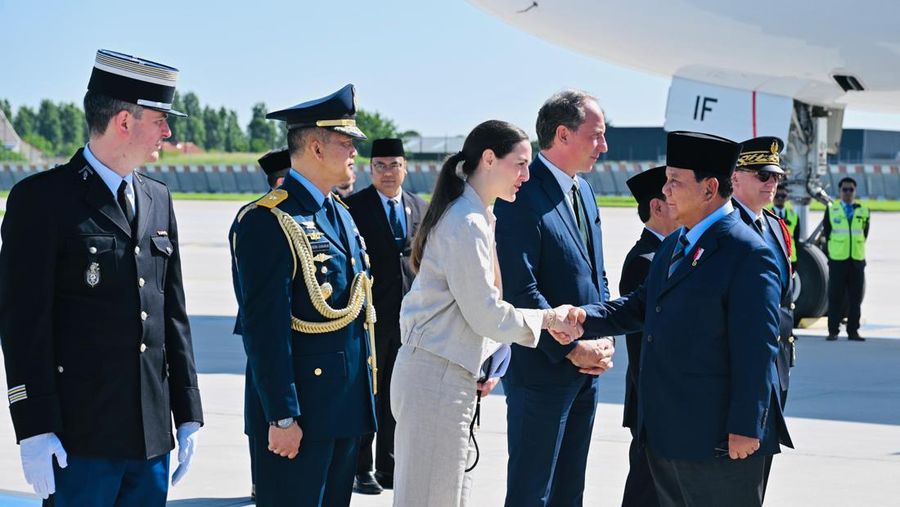 Presiden Prabowo Subianto tiba di Bandara Orly, Paris, Republik Prancis, Selasa (26/5/2026). (Dok. BPMI Sekretariat Presiden)