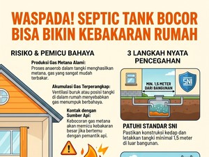 Geger Rumah Sleman Kebakaran gegara Septic Tank, Ini Penyebab dan Cara Cegahnya