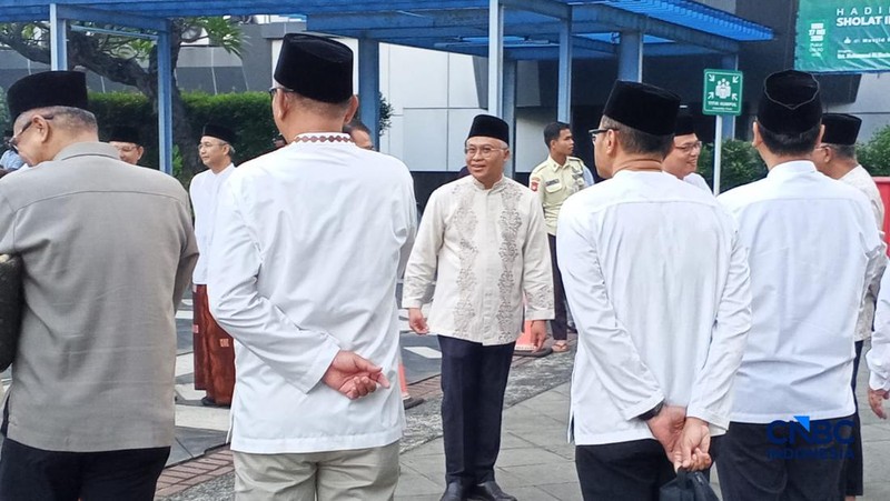 Direktur Jenderal Pengelolaan Pembiayaan dan Risiko, Direktorat Jenderal Pengelolaan Pembiayaan dan Risiko, Kementerian Keuangan RI, Suminto. (CNBC Indonesia/Robertus Andrianto)