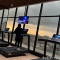 Foto: Fasilitas gym di The Trans Luxury Hotel Surabaya. (Dokumentasi detikcom/Aprilia Devi)
